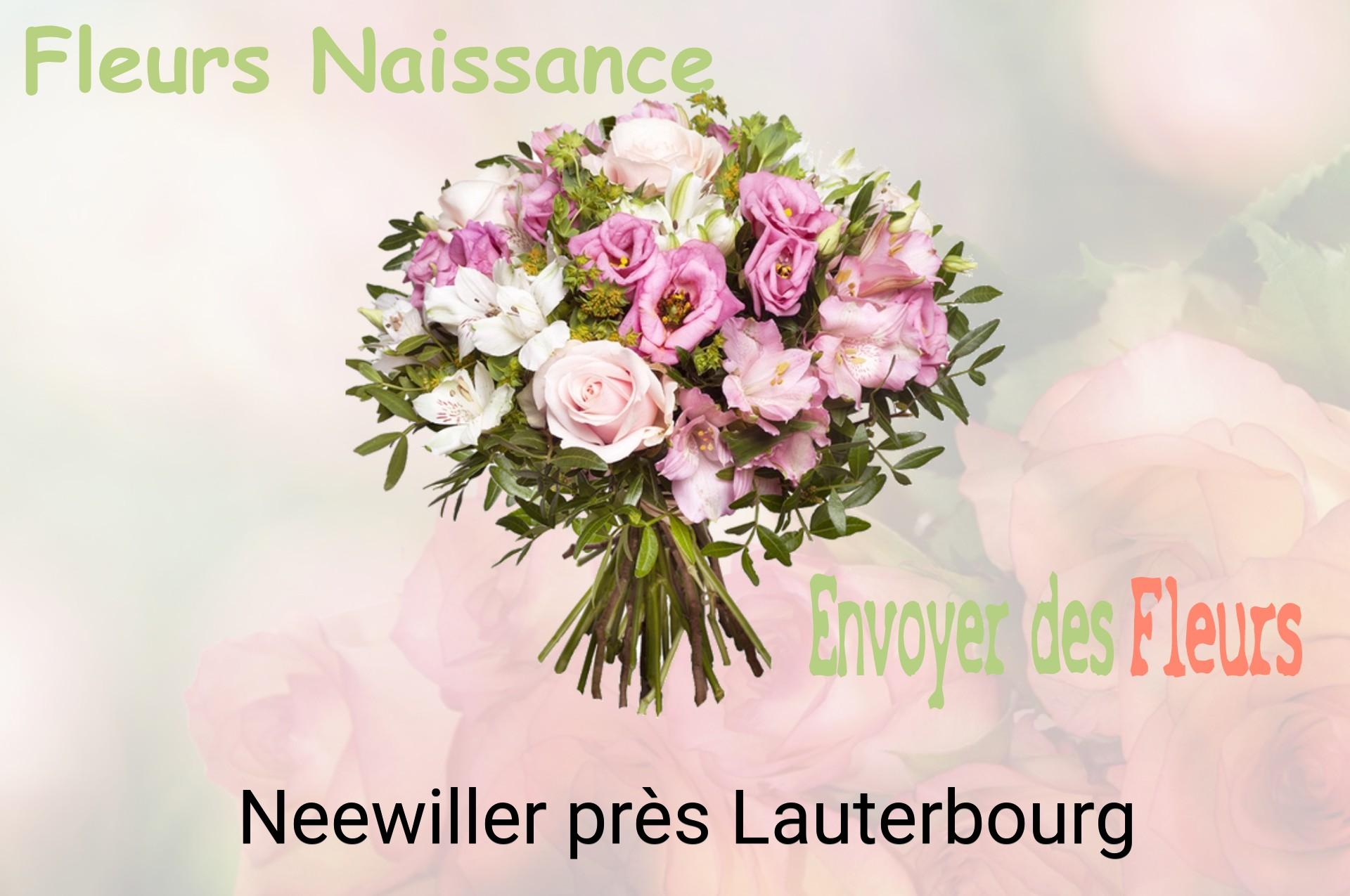 Bouquet de fleurs de naissance livré à Neewiller-près-Lauterbourg
